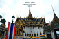 总觉得泰国的红白蓝条旗与皇宫的建筑十分和谐。,fromdoudou
