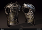 Pegasus Armor, Nathaniel LaMartina : I went all out on this one.  After looking at the concept, I imagined an armor that captured the pure grace that's associated with the mythical Pegasus.
For this set, I used Substance Designer and Photoshop to create c