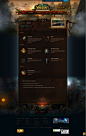 《魔兽世界》网站UI设计界面欣赏