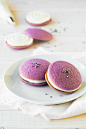 Lavender Whoopie Pies with Vanilla Bean Frosting