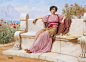 约翰·威廉·格威德,John William Godward - 水木白艺术坊 - 贵阳 画室 高考美术培训