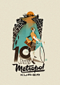 Metropol Kurier : Illustration for 10 years of Metropol Kurier based in Basel