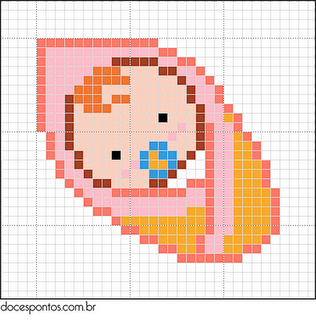 cross stitch - baby