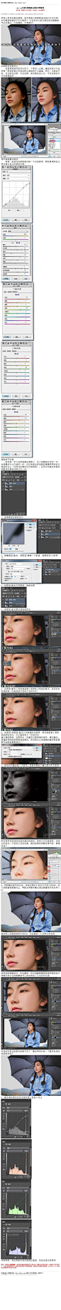 #人像精修#《photoshop cc皮肤及眼睛后期处理教程》 如何用后期解决问题皮肤以及眼睛细节 教程：http://www.16xx8.com/plus/view.php?aid=132942&pageno=all