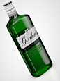 Gordon's Gin : Original CAD development and visualisation of Gordon's Gin Bottles