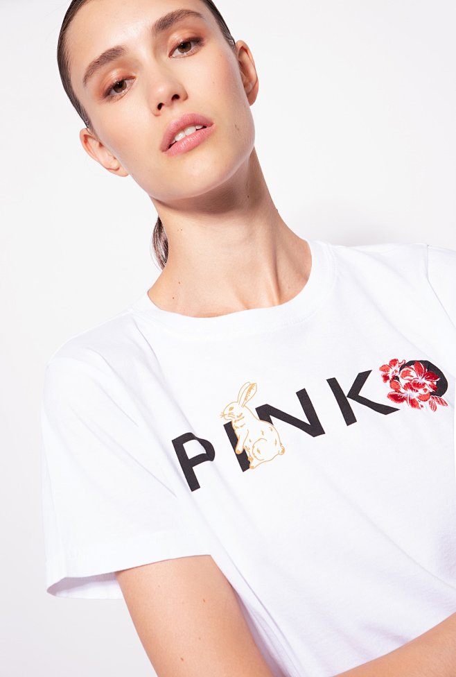 PINKO Rabbit T-shirt...