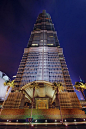 Jin Mao Tower in Shanghai,  China HDR