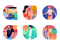 People Scene Icons