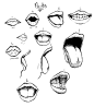 A variety of mouths by RachelLuhn