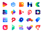 Logo Collection 2 Behance | Monogram, icon, mark, brand, app