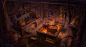 Medieval kitchen, Heewon Jang : Medieval kitchen concept art