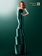 Nespresso Lungo : A new worldwide campaign for Nespresso Lungo coffee capsules emphasizing the coffee's "long", or "stretched", quality through the use of accordingly long, elegant imagery._人物 _T201893 #率叶插件，让花瓣网更好用#