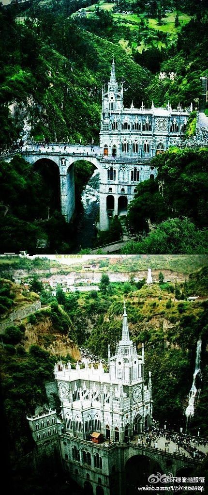 【Las Lajas大教堂】www.me...
