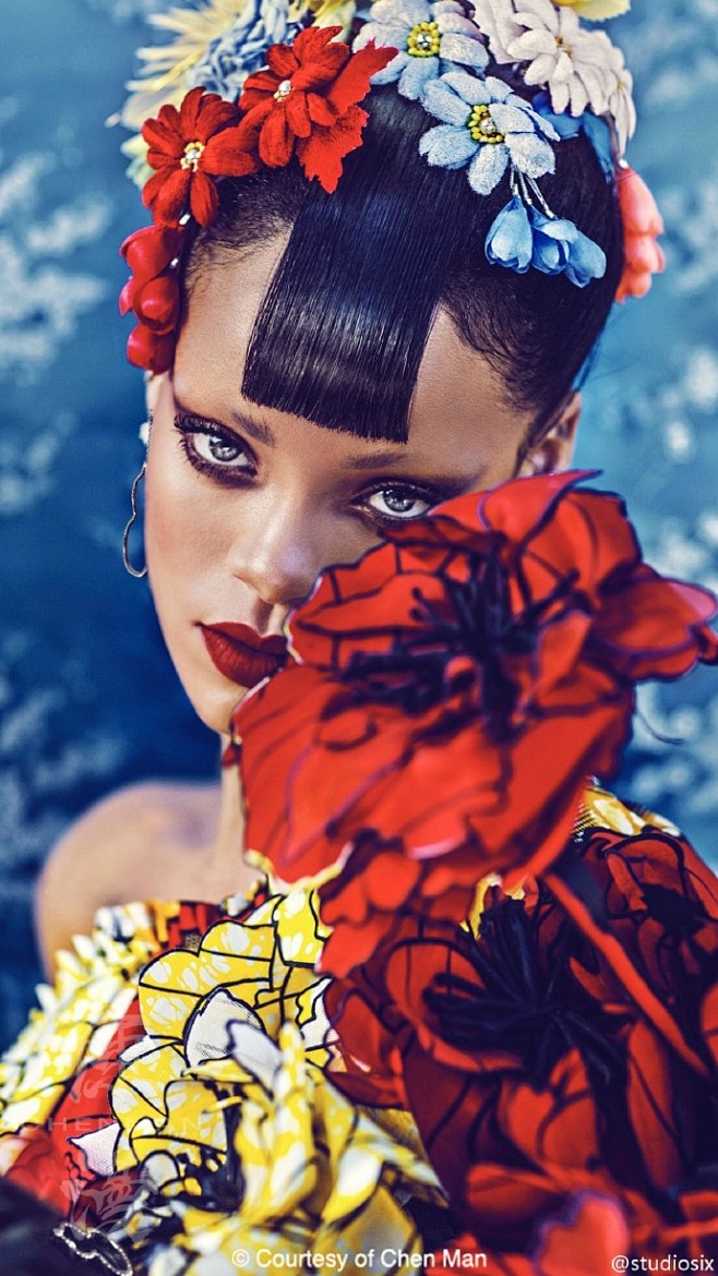#漫手稿#Rihanna拍摄 @陈漫Ch...