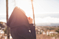 Girl with a Hood under the Sun Free Image Download
