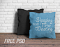 Pillow PSD Mockup (FREE PSD)