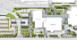 康复医疗景观：美国南加州大学医疗中心景观设计平面图