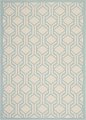 Safavieh Courtyard CY6114-213, Beige, Aqua, 2'3"x6'7" Rug contemporary-hall-and-stair-runners