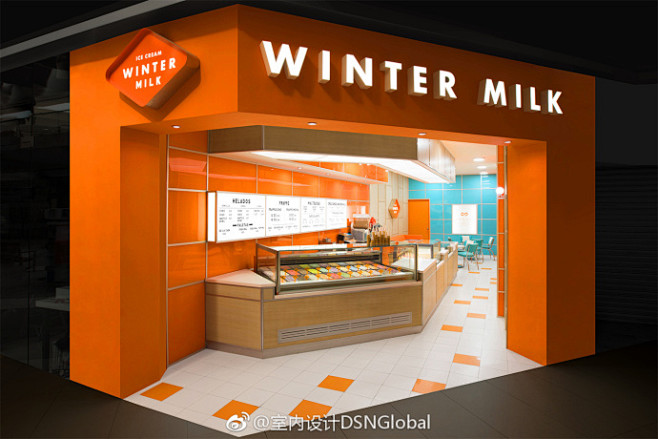 「Winter Milk」冰激凌店 甜品...