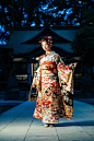 美しい日本女性のポートレート - kimono ストックフォトと画像
