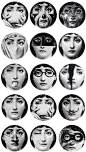 Plates by Piero Fornasetti by gardenpea: 