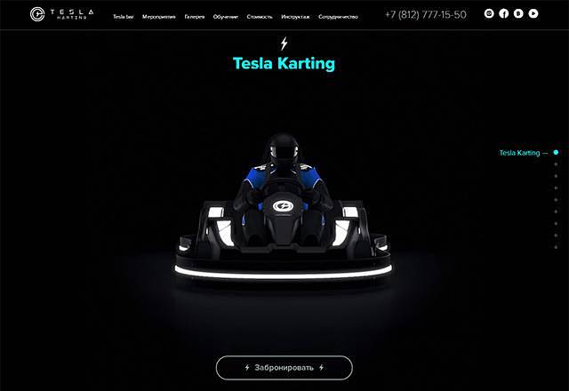 tesla karting