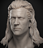 Mel Gibson BraveHeart, Jose Pericles : Mel Gibson head sculpt that i did for Commission.