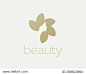 Beautiful woman's face flower star logo design template.  Hair, girl, sun negative space logotype. Abstract design concept for beauty salon, massage, magazine, cosmetic and spa. Premium vector icon.