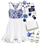 A fashion look from August 2015 featuring crop top, white skirt and leather sandals. Browse and shop related looks.