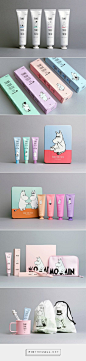 Graphic design, branding and packaging for Vant36.5 on Behance by Eggplant Factory Seoul, Korea curated by Packaging Diva PD. Some cute Moomin packaging for the smile file : ): 