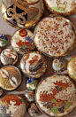 Japanese traditional Satsuma ceramic buttons 薩摩ボタン