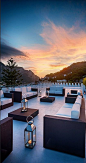 Sunsets from a rooftop terrace in #Italy: 