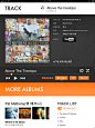 bugs音乐网站iPad应用界面设计，来源自黄蜂网http://woofeng.cn/ipad/