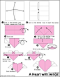 owl【自己动手】爱心折纸教程。