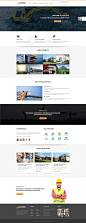 #企业网站##建筑公司#CONTINAL - Construction Business PSD Template