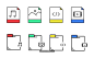 文档文件图标 UI元素 矢量素材 图标设计 sketch_UI设计_Icon图标
