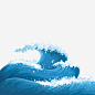 蓝色波涛矢量图高清素材 大海 手绘 浪花 海浪 矢量图 免抠png 设计图片 免费下载