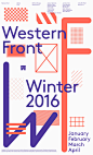 Western Front 2016 events calendars : The 2015 edition of Western Front’s events calendars. Distributed at locations throughout Vancouver and mailed to members, it features the typeface LL Brown by Auréle Sack.
