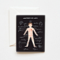 pretty papers / Anatomy Of Love Card 8 Pack by Anna Bond of Rifle Paper Co.