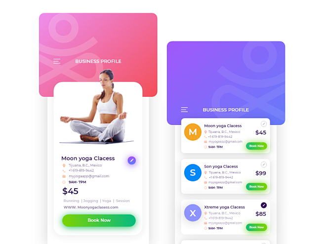 Yoga App Mockup