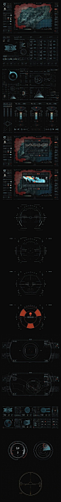 科技感操作界面设计参考 ​​​​