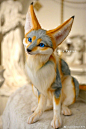 日本手作大神做的耳廓狐也太好看了吧，简直是纣王立刻上身拥有的美貌啊啊啊啊 ​​​​