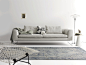 Modular sofa / contemporary / fabric / 3-seater - MELL LOUNGE by Jehs & Laub - COR