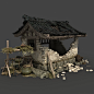 Chinese Broken house 3d model - CGStudio