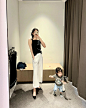 This is what shopping with an 11 month old baby looks like ️ I bought the very first pair of pants & the first dress postpartum today!… | Instagram