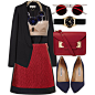 A fashion look from September 2013 featuring Vanessa Bruno blazers, Opening Ceremony mini skirts and Salvatore Ferragamo bras. Browse and shop related looks.