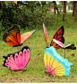 仿真动物昆虫大蝴蝶摆件花园庭院园林景观装饰品玻璃钢雕塑工艺品-淘宝网