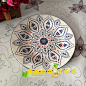 【图】外贸陶瓷 中东风情 蓝色莲花图案 餐盘 果盘 坐盘 装饰盘 - 美丽说