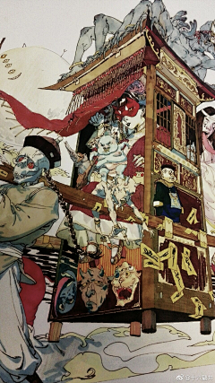 樱桃轰炸机采集到插画设计