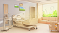 Hospital room, Danil Prokoshev : Background "Hospital room" 
______________________________________________ 
Background made in Blender 3D with post-production in Photoshop_场景（日式） _日系-室内采下来 #率叶插件 - 让花瓣网更好用#